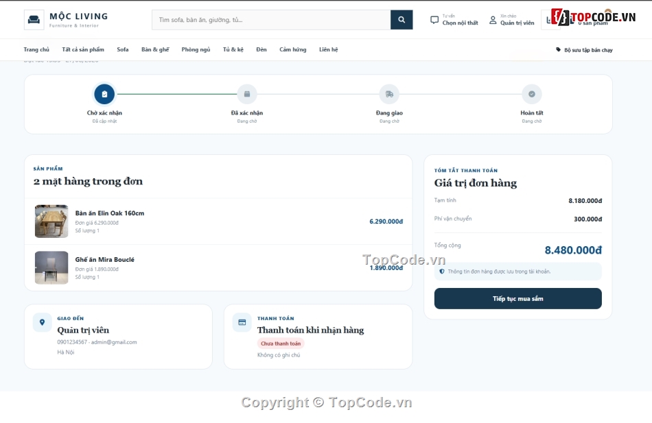 nội thất,bán đồ nội thất,Web bán nội thất